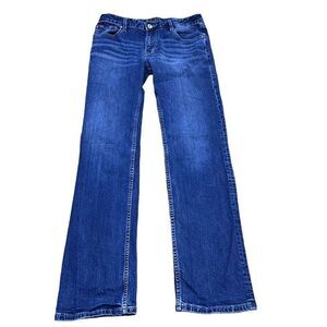 Slate Men’s Blue Classic Straight Leg Cotton Denim Jeans Size 33